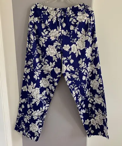 Miss Elaine 2-Piece Notch Collar Top and Pants Pajama Set