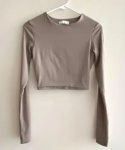 Klesis Taupe Cropped Long