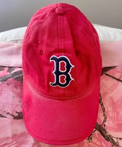 boston red sox red baseball cap snap back hat