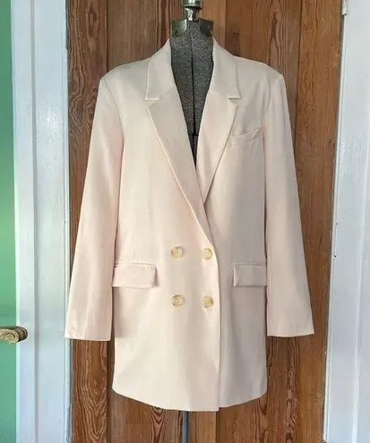BB DAKOTA Dressed To Thrill Blush Ivory Blazer Jacket or Dress