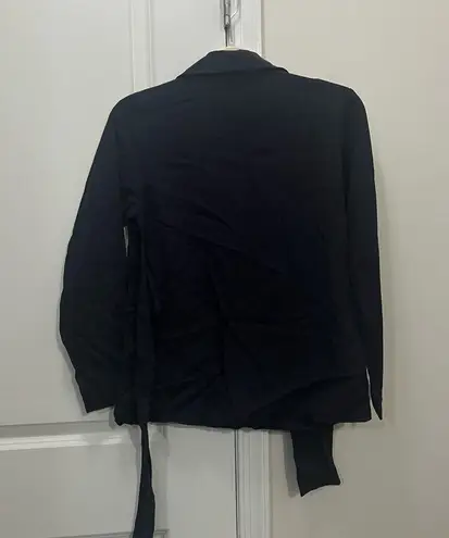 Wish Navy Blue Crepe Common Ground Shirt Size Small $153