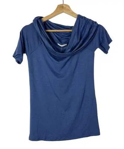 Cherish Boutique Blue The Belle Off The Shoulder Short Sleeve Top M