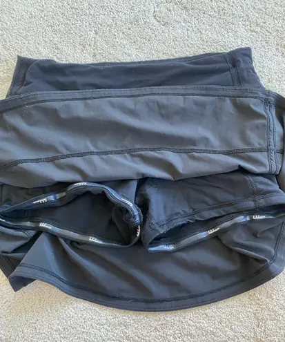 Lululemon Black Pace Rival Skirt Tall