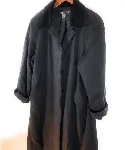 Anne Klein  Black Trench Coat