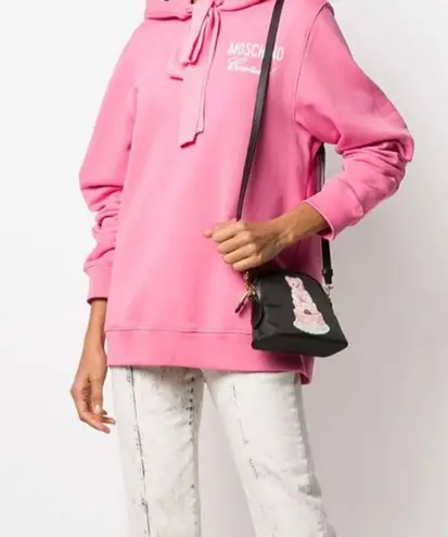 Moschino Authentic leather/texture Teddy Cake zip Crosby