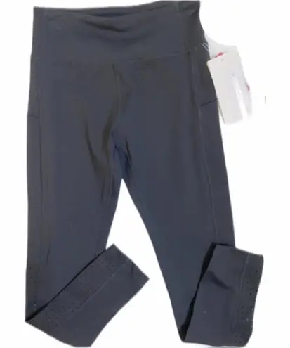 Mondetta NWT Yoga Black Leggings XS crop training moisture wicking quick dry