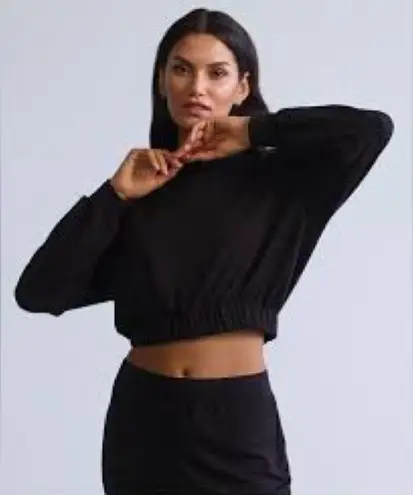 Commando Modern Cropped Lounge Sweatshirt