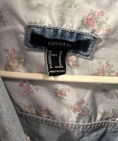 Forever 21 Medium  Crop Jean Jacket