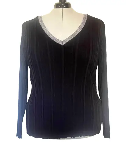Rebel Wilson Angel Ribbed Sweater Sz 3X Preppy V