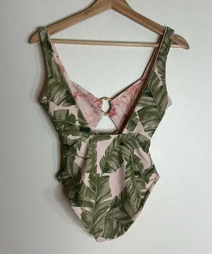 Show Me Your Mumu  Swimsuit Small Summer One Pink Green Reversible size small