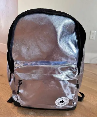 Converse  blue silver Metallic Backpack