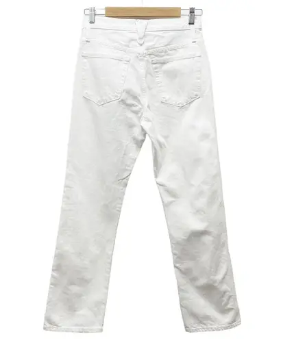 J.Crew  Point Sur White Shoreditch Straight Jeans Preppy Coastal Women’s Size 26