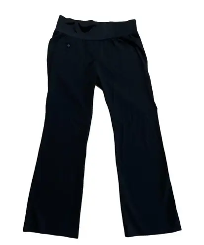 Liz Lange Maternity Lightweight Black Pants Stretchy Waist Womens 6