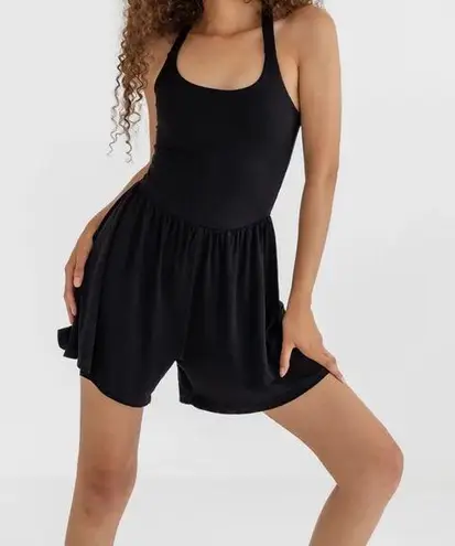 Imbodhi black Lila casual or workout romper Size XS