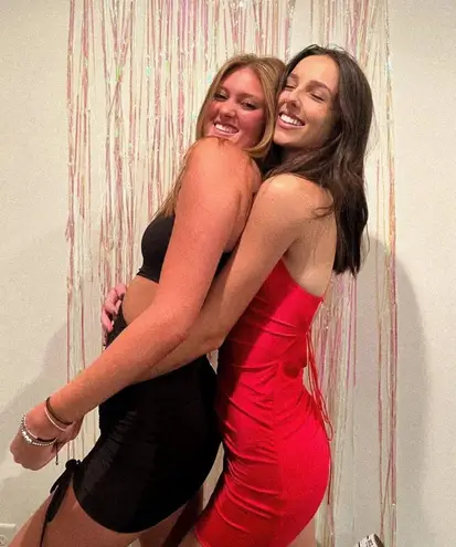 Edikted Red Mini Dress