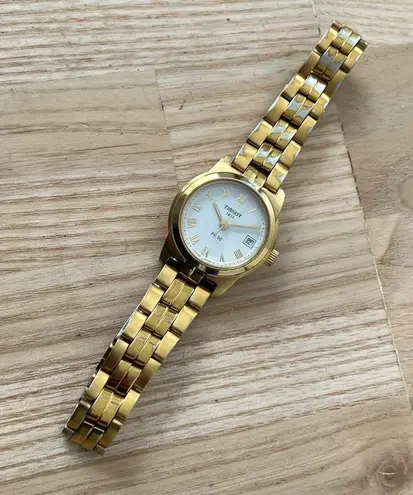 Tissot Luxury Ladies Watch White Dial Gold