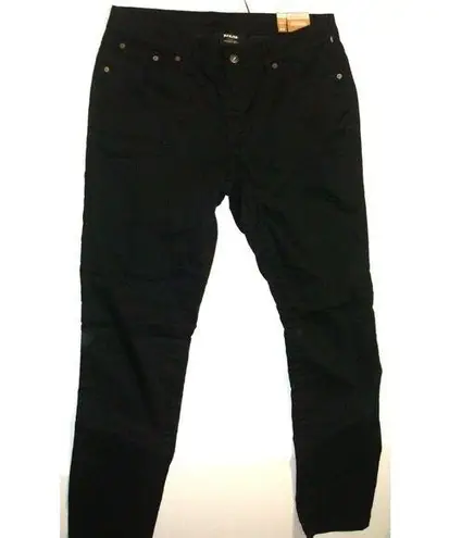 prAna New NWT Womens 10 Kayla Jeans Denim Black Out Stretch 30 X 32 Dark