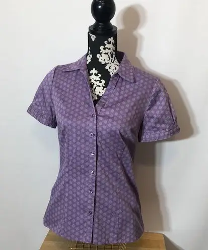 Apt. 9 button down lavender blouse. Great to wear for Easter/spring festivals.