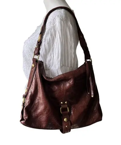 The Sak Leather Hobo Shoulder Bag