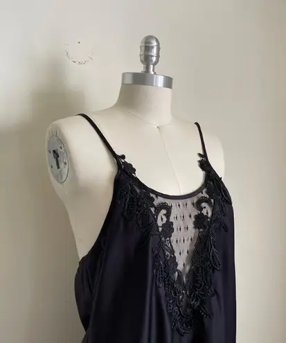 Flora Nikrooz Flora By Black Mesh Slip Dress