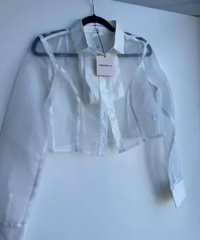 superdown Helena Button Up Top in White