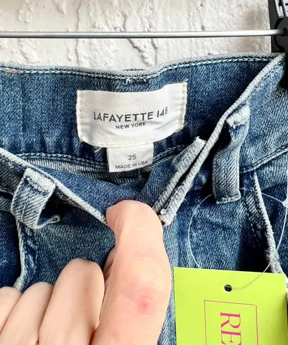 Lafayette 148 Blue Straight Jeans 25