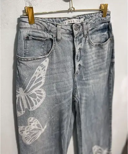 Tinseltown adorable butterfly jeans