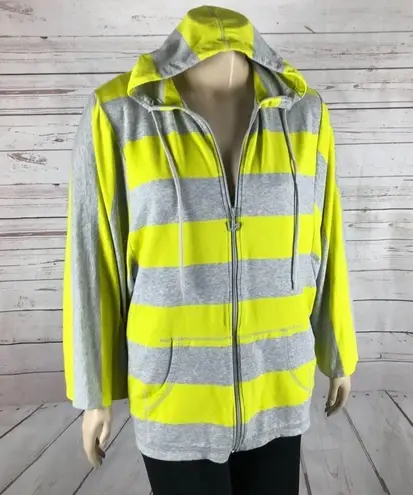 Lane Bryant  Neon Striped Hoodie 18/20