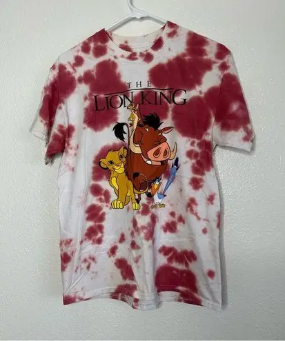 Disney  the Lion King Tie Dye Graphic T Shirt Medium Unisex