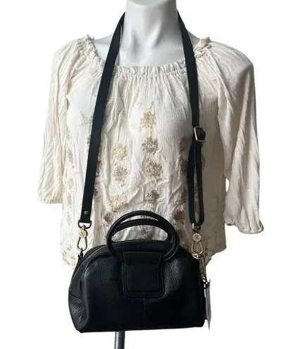 Hobo International NWT, HOBO Sheila Leopard Satchel Leather Haircalf Attachable Crossbody Handbag