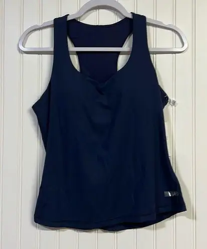 Anne cole NWT  Active Scoop Neck Tank Top Navy Blue Women's M