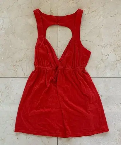 Ella Moss Coral Tank Top Open Back Sz S Like New