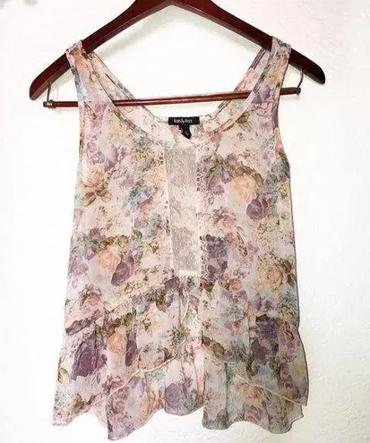 Small Floral Summer Small Crop Top Flowy Beachy