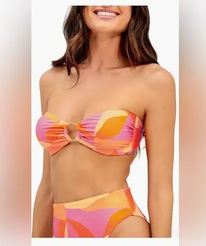 VIX Greta Ring Bandeau Bikini Top, Size Small, $126