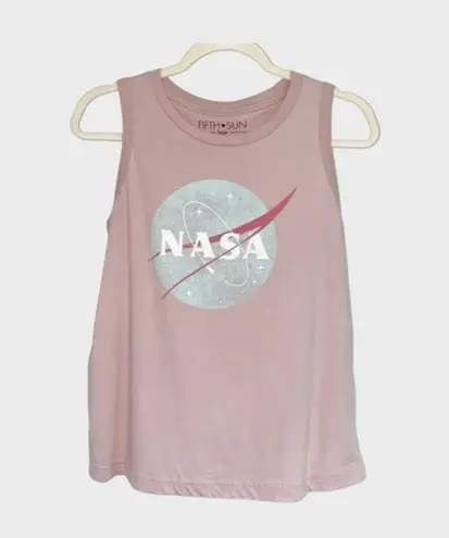 Fifth Sun  |  Petal Pink NASA Pink Tank  Top | Large