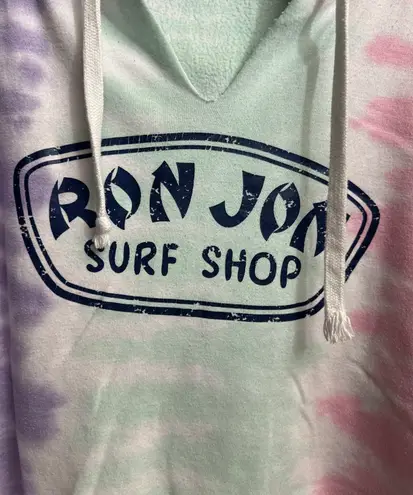 Ron Jon Surf Shop Cropped Tye Dye Hoodie