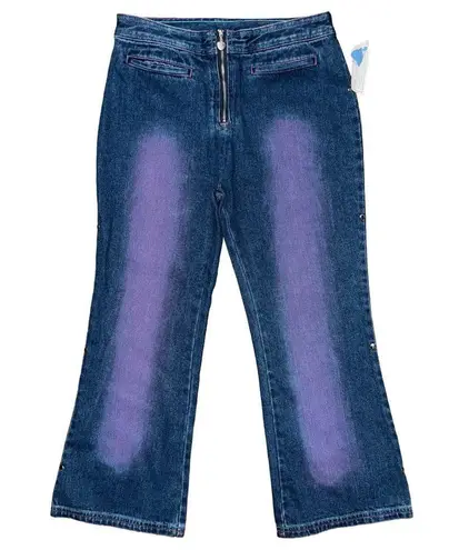 French Toast 💖 Vintage Y2K Blue Cropped Jeans - Kids 16