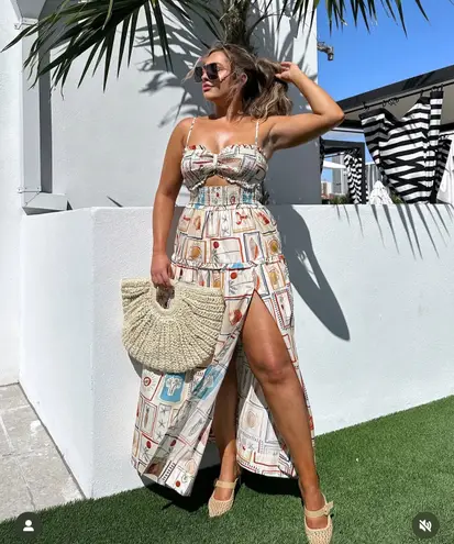 Petal and Pup Maxi Dress