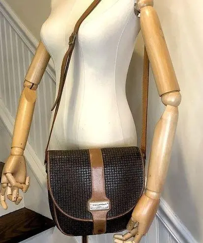 TED LAPIDUS Monogram Crossbody Shoulder Bag