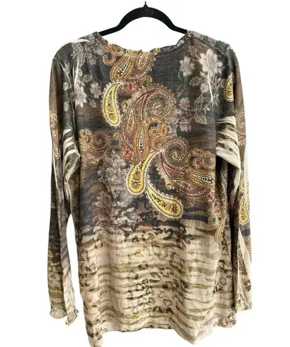 New Directions Women’s Size Medium Long Sleeved Blouse