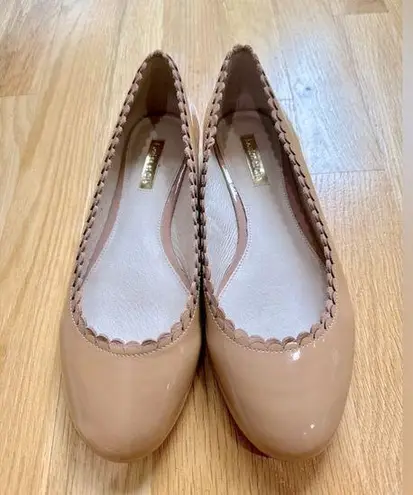 Louise et Cie Tan Leather Flats Timeless Comfort 6.5