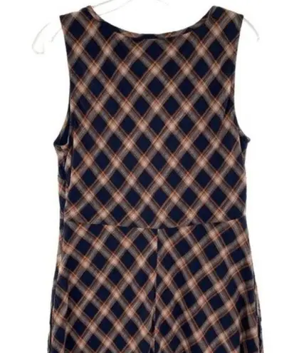 Sundance Town & Country Asymmetrical Plaid Midi Dress