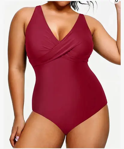 One Piece Yonique Plus Size Swimsuit Bathing Suits for Women Tummy Control Dlimm