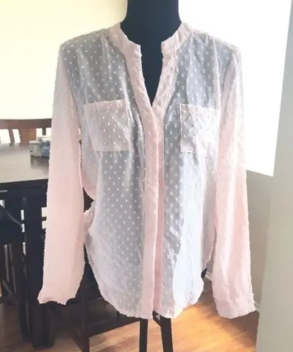 Maison Jules Clip-Dot Utility Button Up Shirt