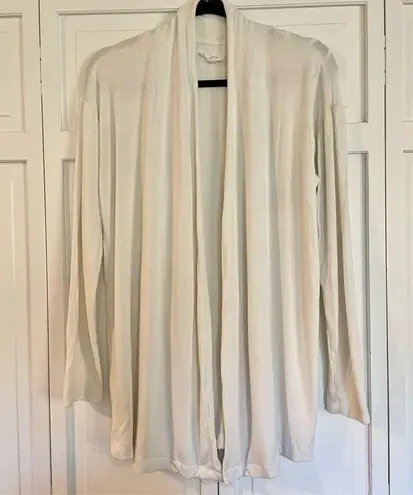 Lou & grey  white cozy cardigan size small