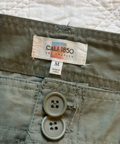 Cali 1850 Mini Green Cargo Skirt