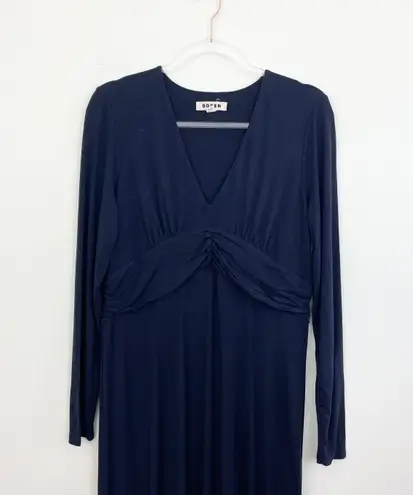 Boden USA BODEN Empire Ruched Waist Dress Navy