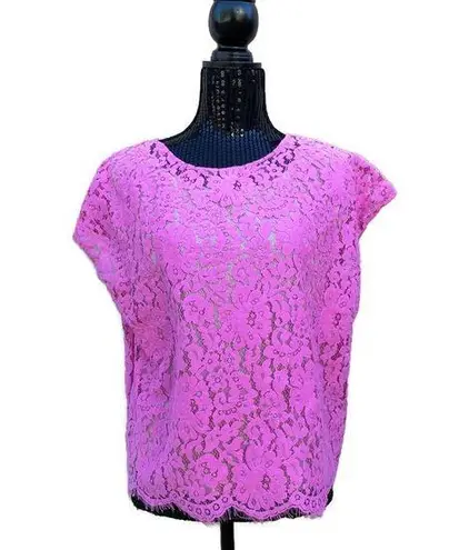 Robert Rodriguez Must Have Pink Lace Tee Shirt 8