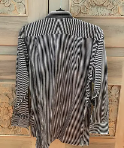 Ted Baker Blue White Striped Button Down Longsleeve - Image 2