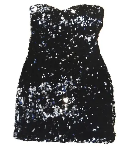 Frederick's of Hollywood Black Sequin dress. Small